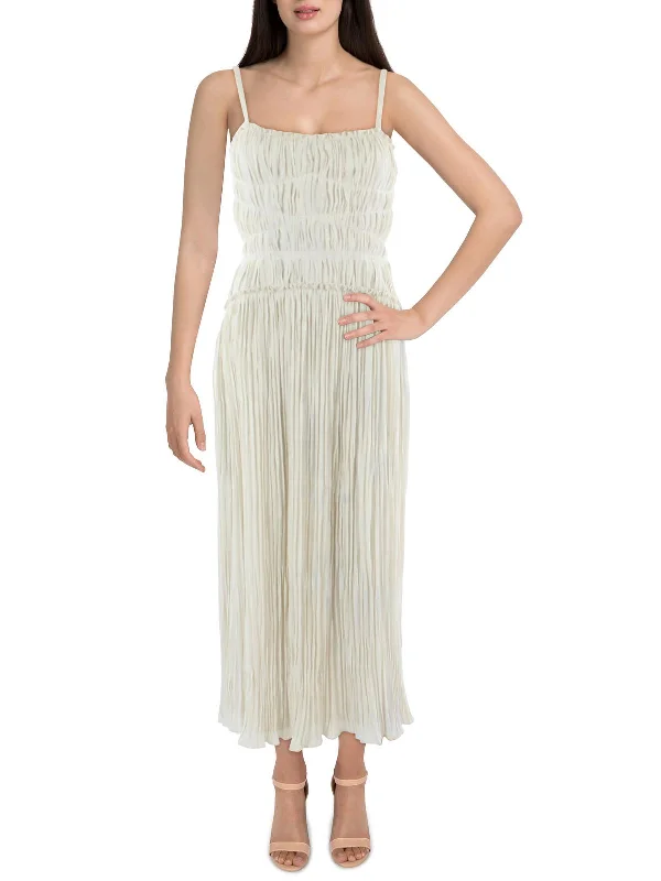 Venus Womens Pleated Long Maxi Dress