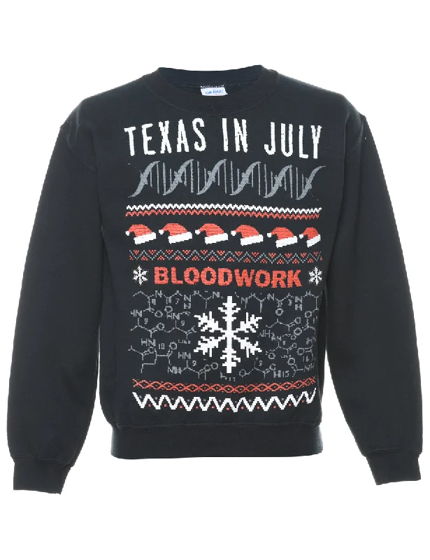 Black Christmas Sweatshirt - S