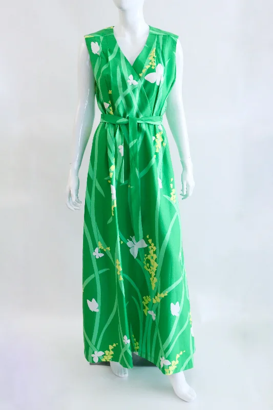 Vintage 70's Maxi Cotton Sun Dress