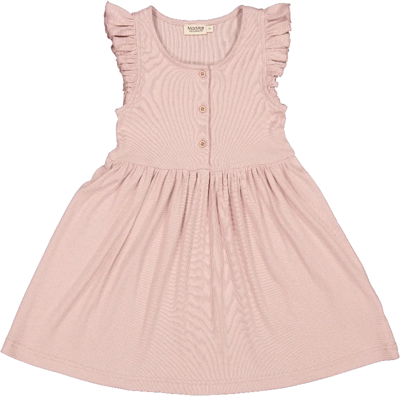 Dova frill faded rose dress by Marmar