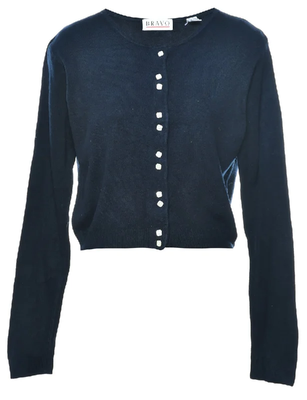 Navy Cardigan - M