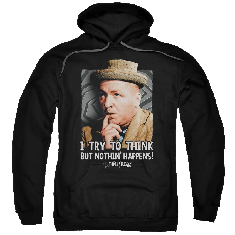 The Three Stooges Try To Think Pullover Hoodie