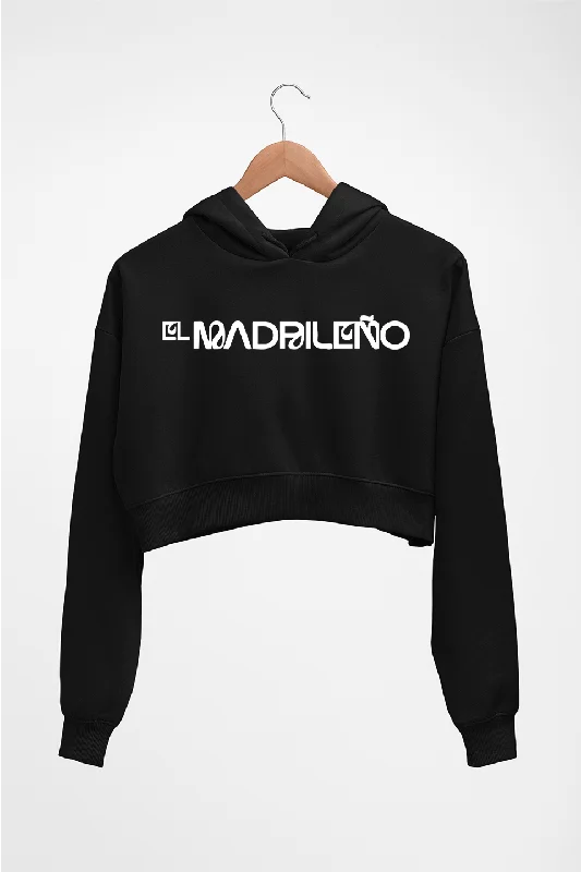 El Madrileño Crop HOODIE FOR WOMEN