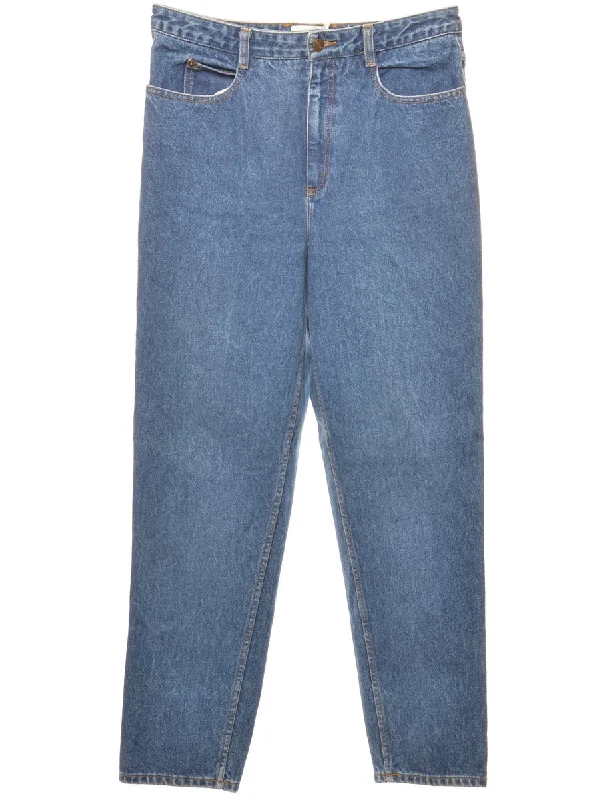 Medium Wash Tapered Jeans - W32 L30