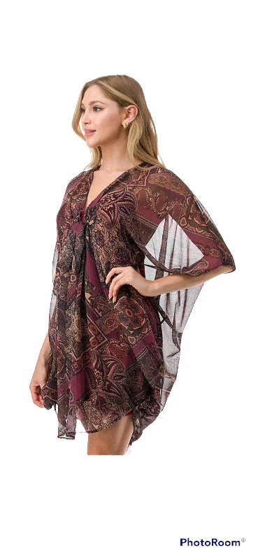 VAVA JANET CAFTAN IN ROSE BOHO