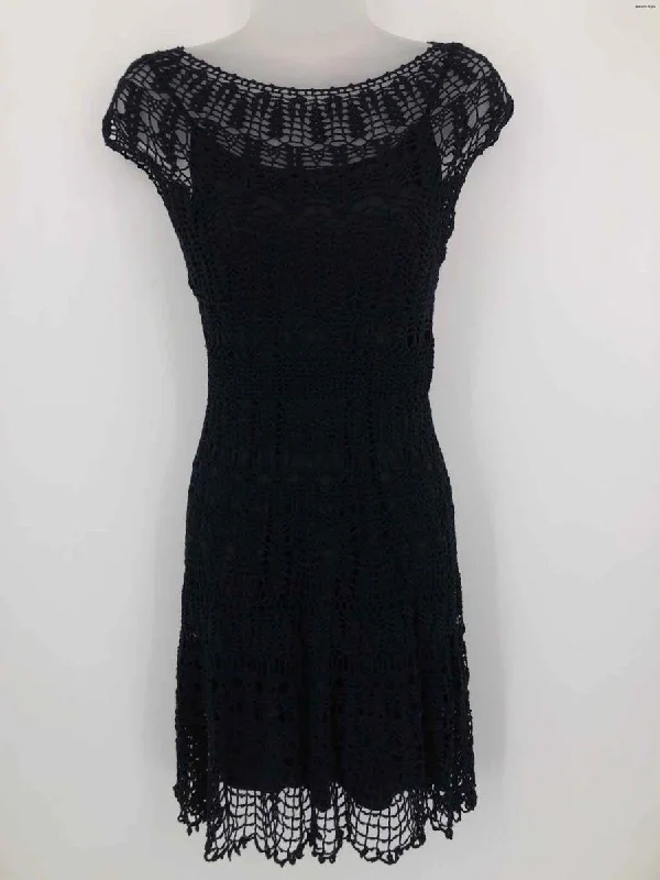 POLO RALPH LAUREN Navy Crochet w/slip Size X-SMALL Dress