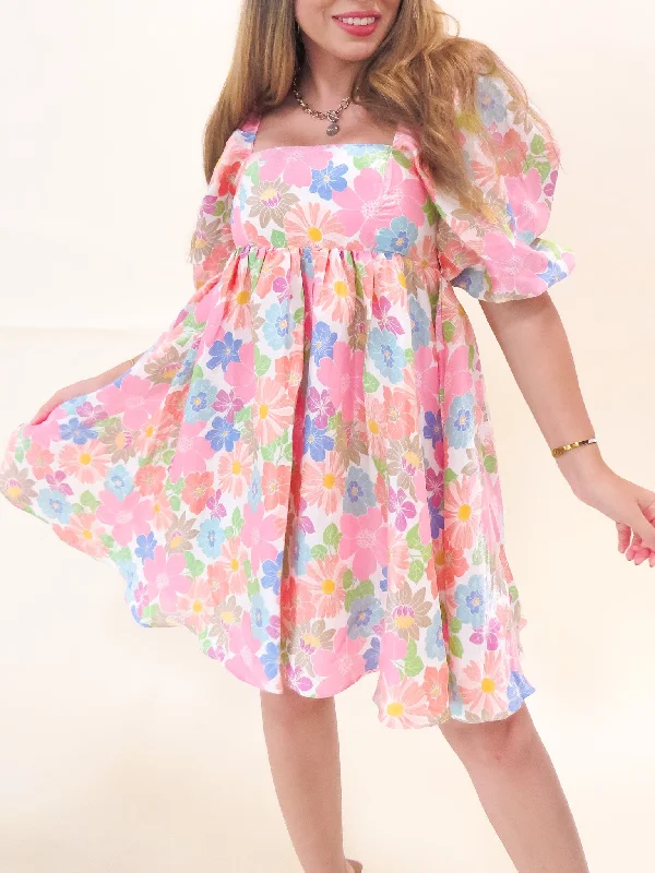 Wildflower Fields Babydoll Dress