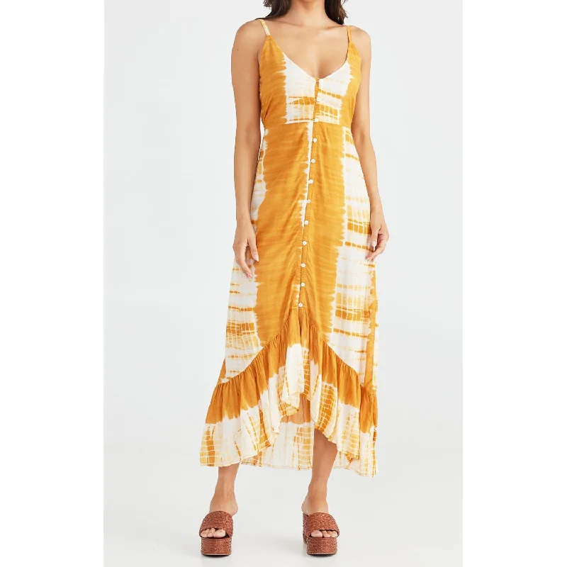 Dress Oasis - Mustard Tie Dye