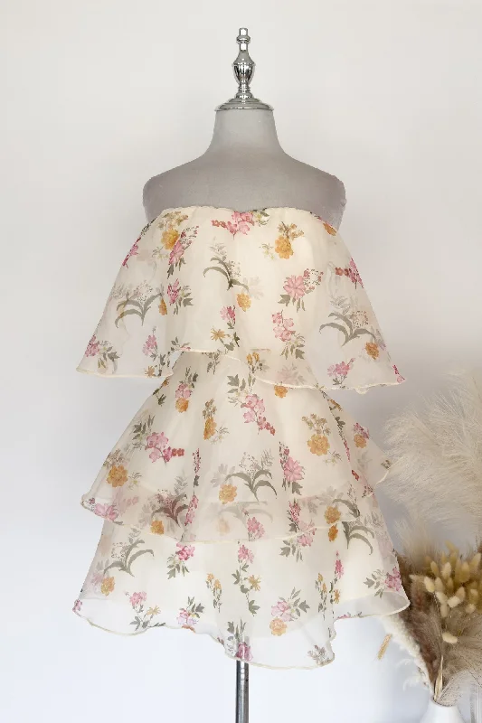 Hurry In Filippa Floral Mini Dress