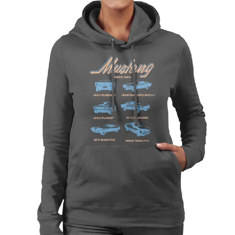 Ford Mustang Since 1964 History Women's Hooded Sweatshirt