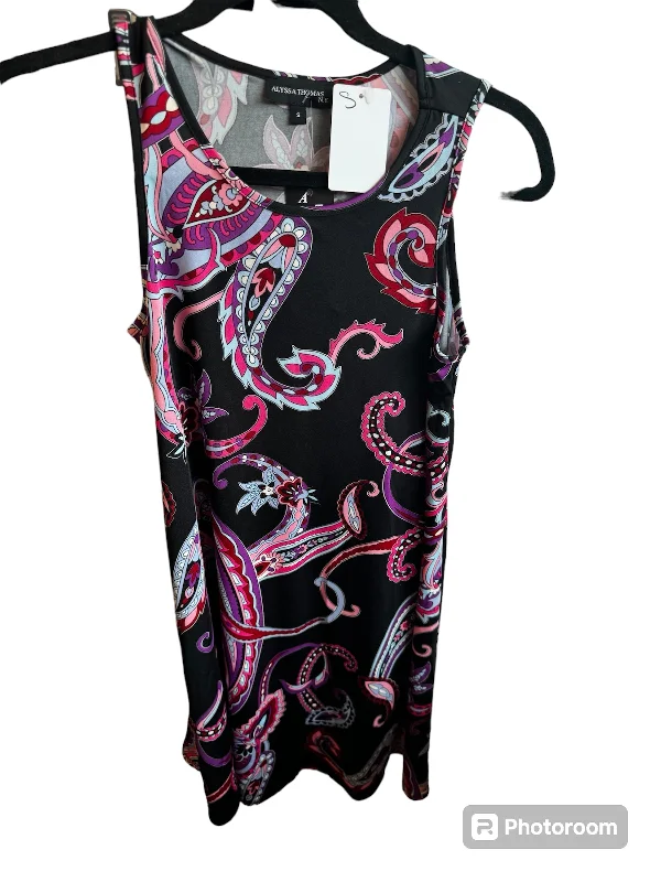 ALYSSA THOMAS PATTERNED TANK DRESS