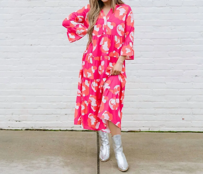 Benette Maxi Dress In Spot On