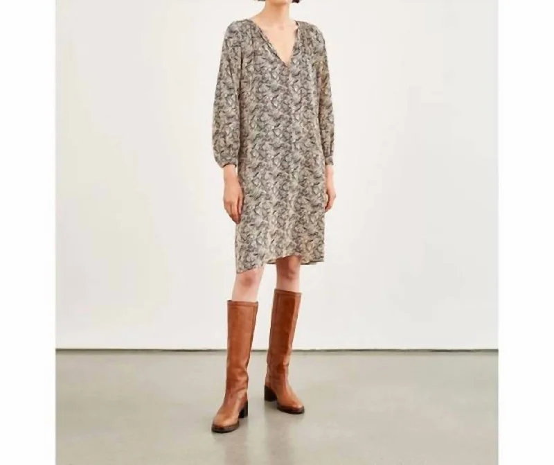 Rosalin Dress In Fall Leaf