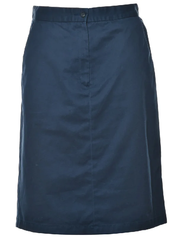 Navy Skirt - M