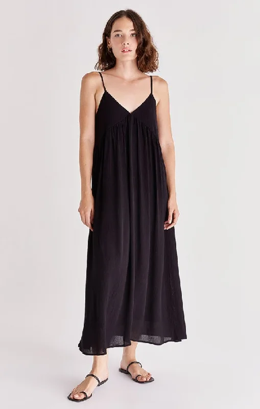 Z SUPPLY ATLAS MIDI DRESS IN BLACK