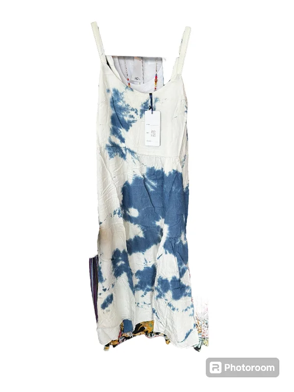 TYE DYE DRESS BLUE/WHITE