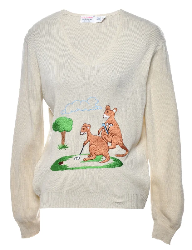 Animal Design Jumper - M