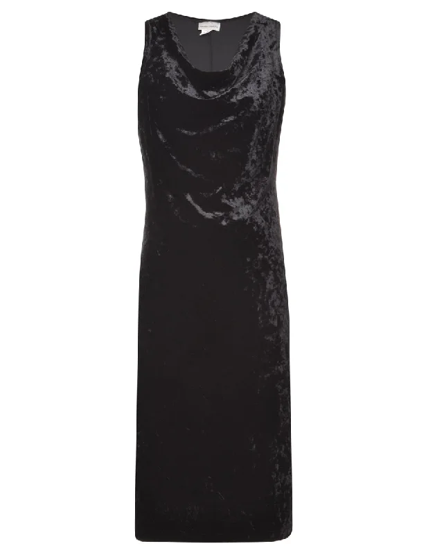 Velour Evening Dress - M