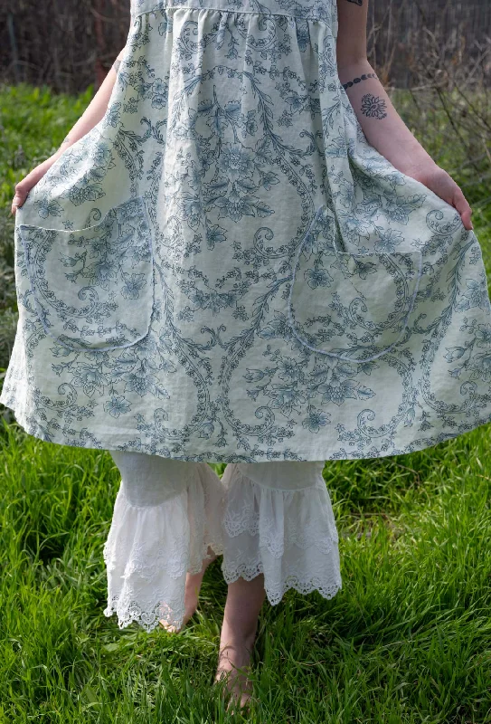 Arminda Pinafore Floral Linen