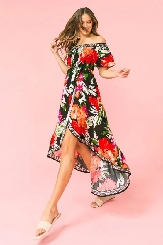 Stella Floral High Low Dress