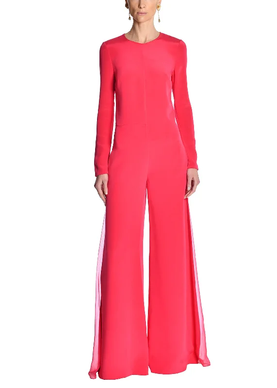 Jada Jumpsuit In Silk Crepe