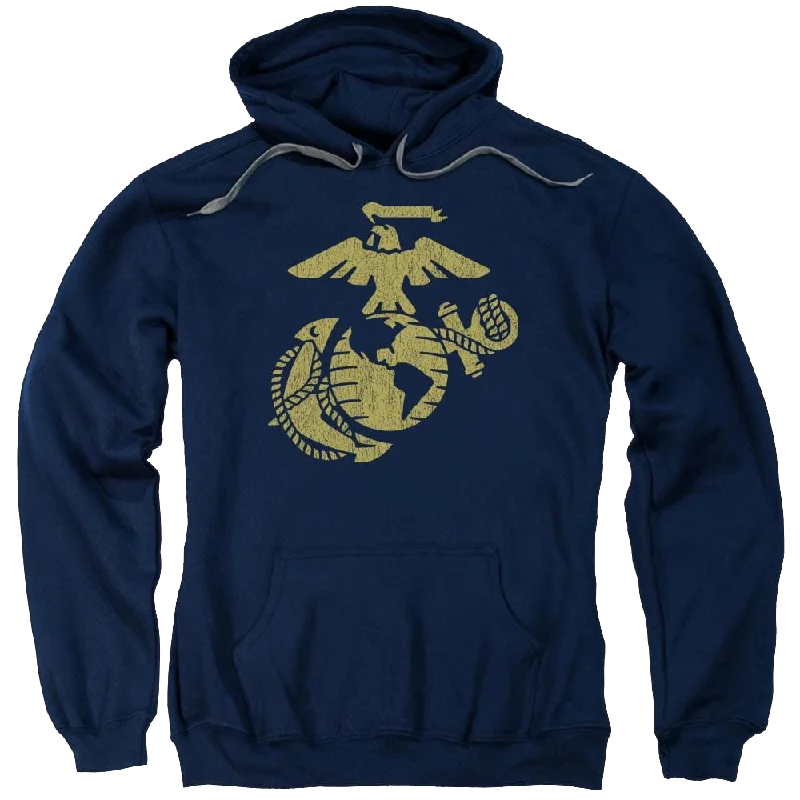 U.S. Marine Corps Gold Emblem Pullover Hoodie