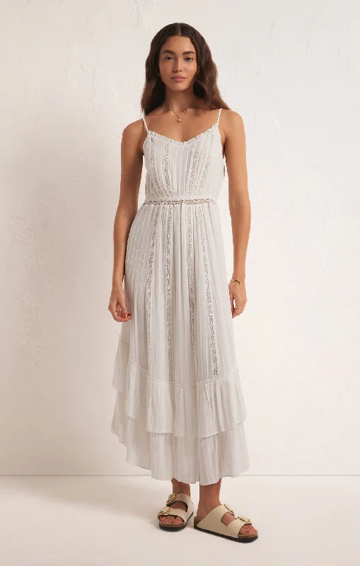 Z SUPPLY Rose Maxi Dress IN WHITE