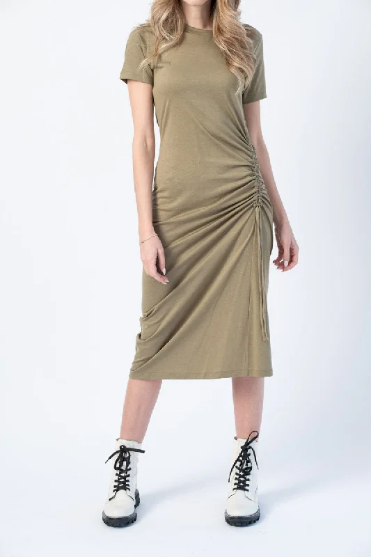 Ina Dress in Light Olive