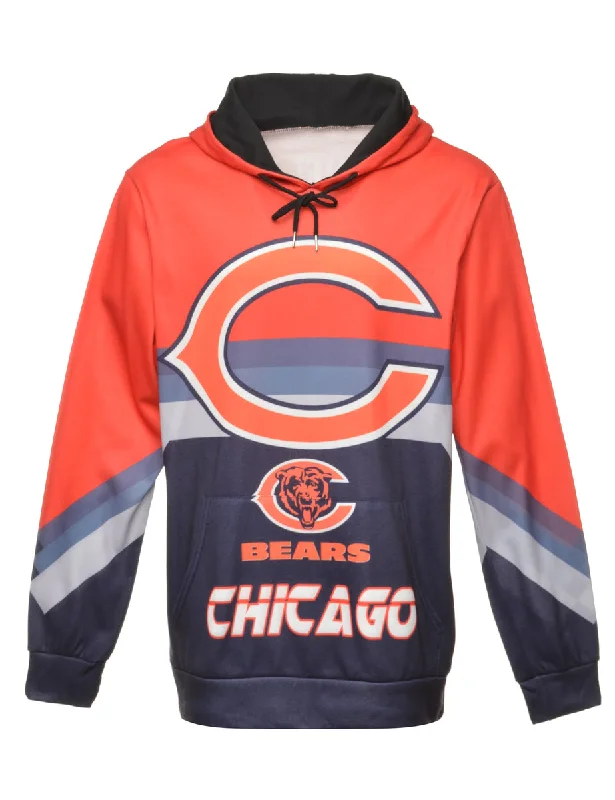 Football Chicago Printed Hoodie - XL