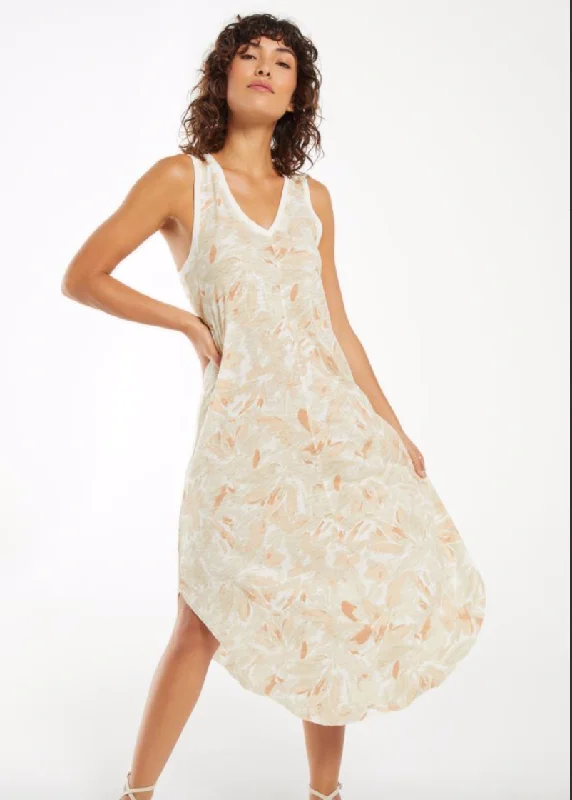 Z SUPPLY REVERIE FLORAL MIDI DRESS