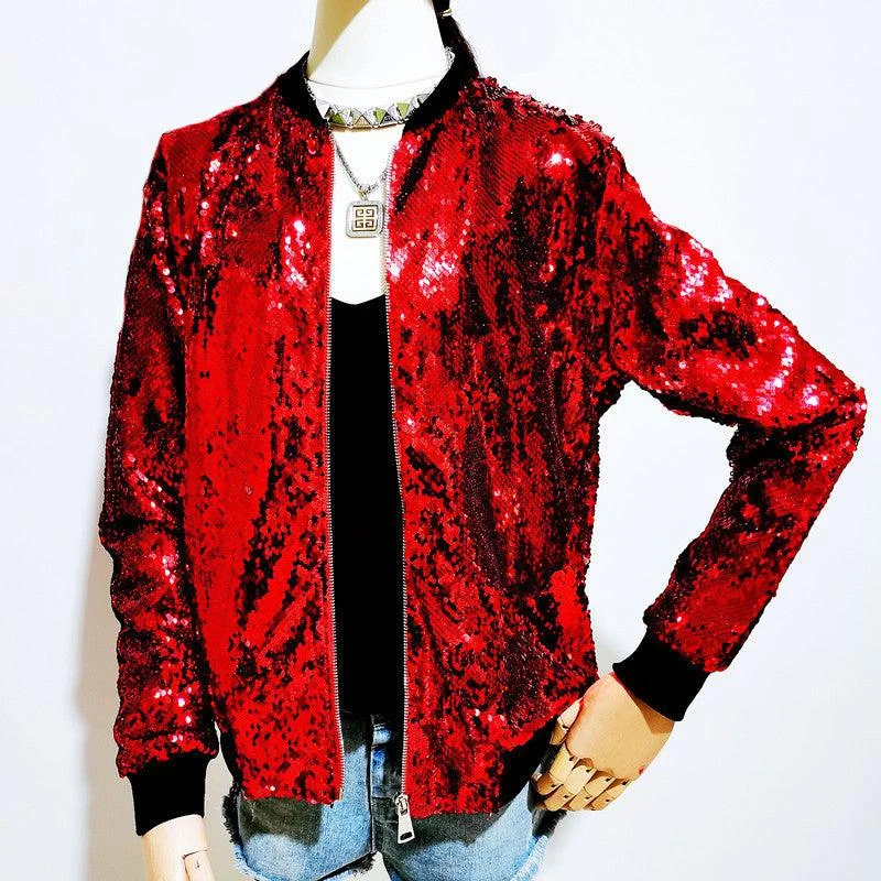 Casual Women's  Sequined Jacket