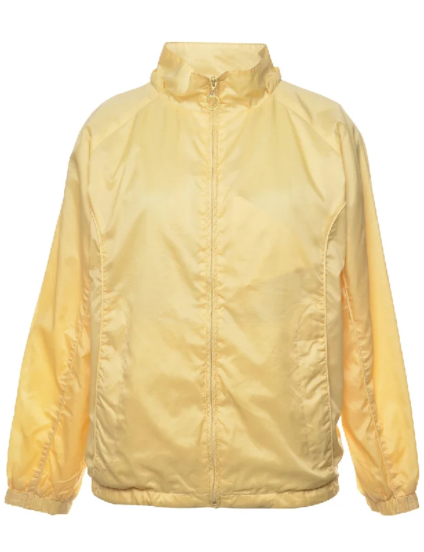 Yellow Giordano Nylon Jacket - M