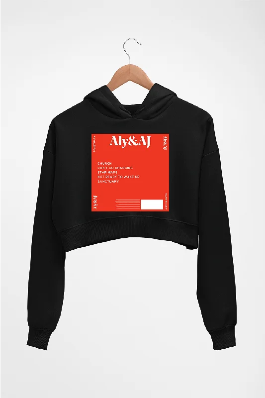 Aly & AJ Crop HOODIE FOR WOMEN