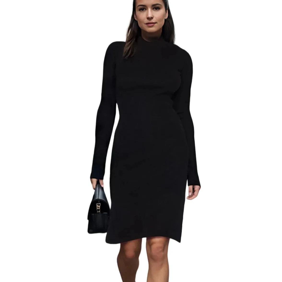 Maxime Midi Long Casual Slim Dress