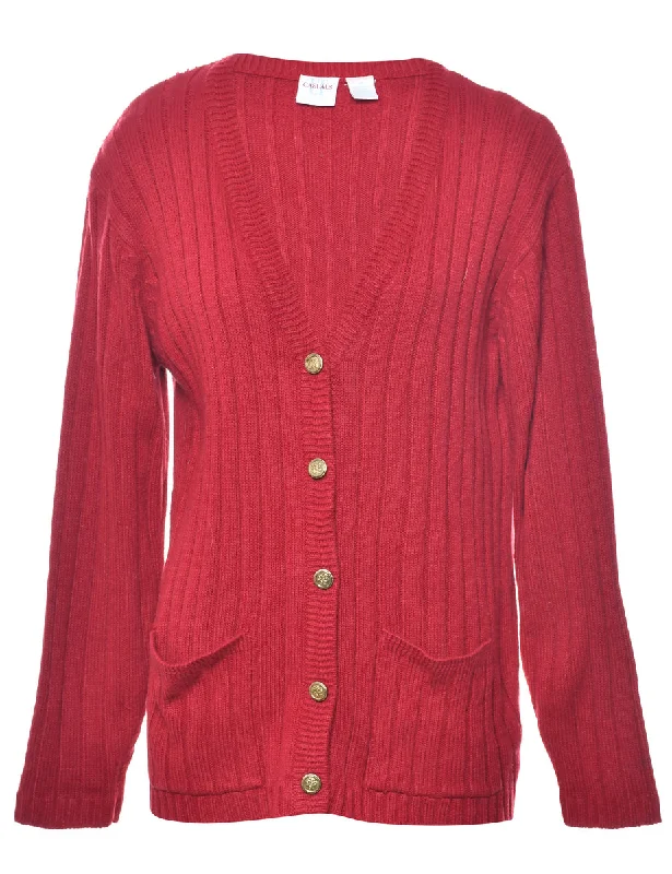 Maroon Cardigan - M