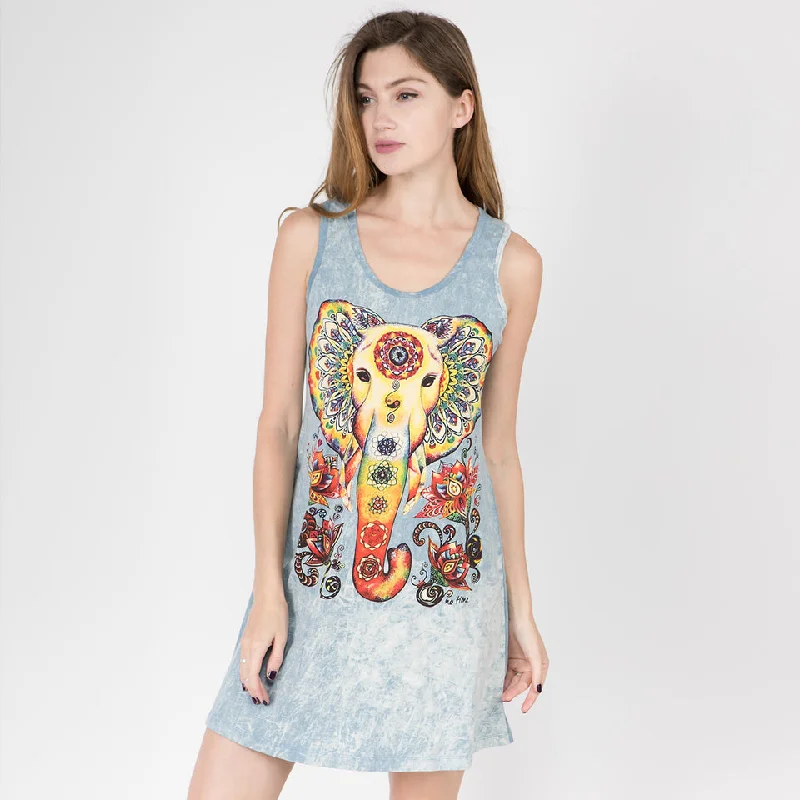 ELEPHANT TANK DRESS