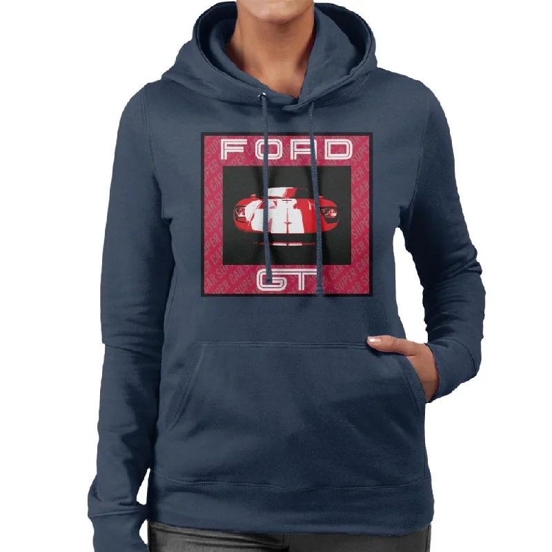 Ford GT Red Hood Women's Hooded Sweatshirt