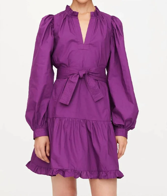 Nella Dress In Plum