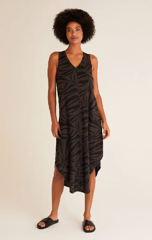 Z SUPPLY REVERIE TROPICAL ZEBRA DRESS