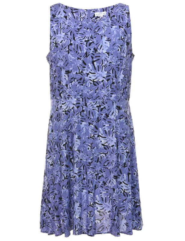 Leafy Print Dress - XL