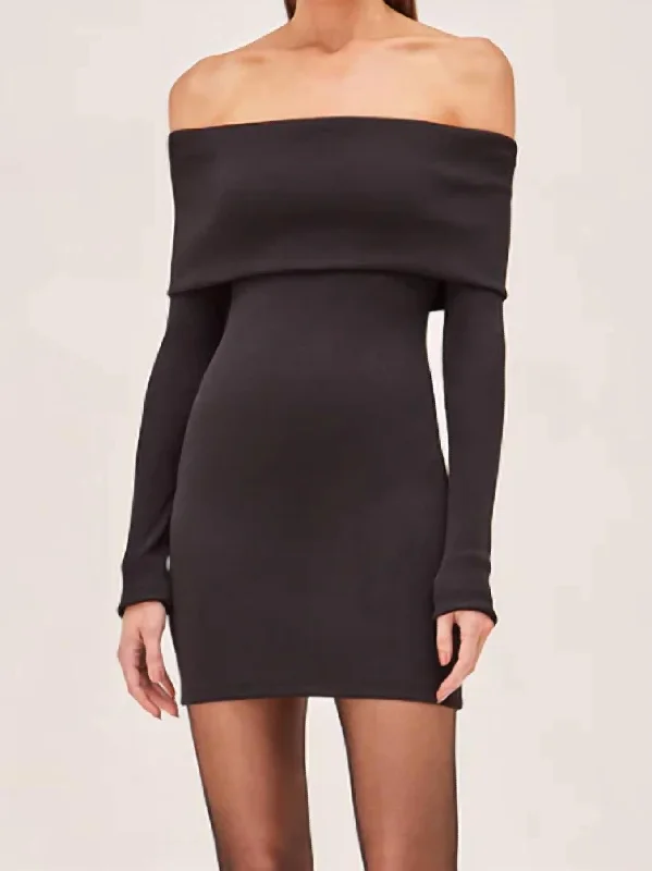 Women's Chira Dress In Noir