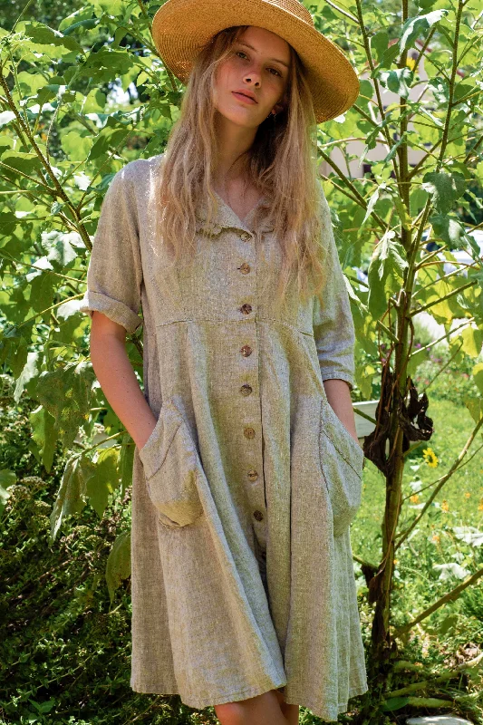 Audrey Dress in Linen