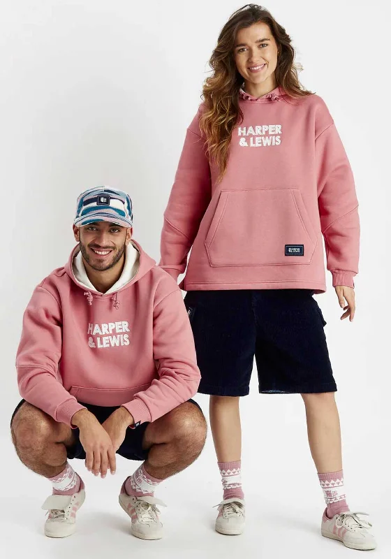 Harper & Lewis Sweet Pea Unisex Hoodie, Pink